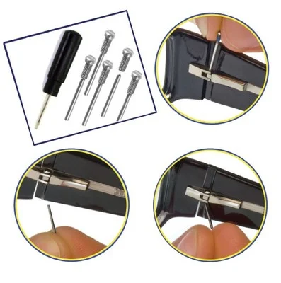Eyeglass Repair Kit, Easily Fix Hinges Of Eyeglasses, Snap Off Tiny Screws Easy