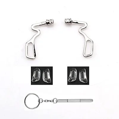 Eyeglass Repair Kit Eyeglass Nose Pads Arm Anti-Slip Soft Silicone for Glasses