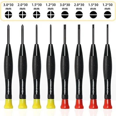 Eyeglass Repair Kit with Glasses Screws - Contains Magnetic Precision Screwdrive 2