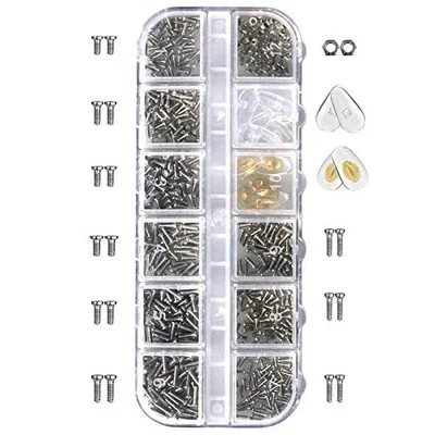 Eyeglass Repair Kit with Glasses Screws - Contains Magnetic Precision Screwdrive 4