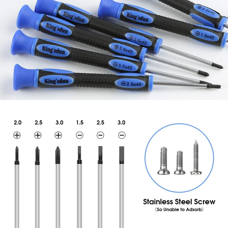 Eyeglass Repair Kit - Precision Screwdriver - Easy to Store - 4 x 3.5 inches 4