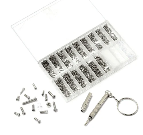 Eyeglass Repair Tools Kit with Screws Nose Pad Sunglasses Nose Piece Replacement 3