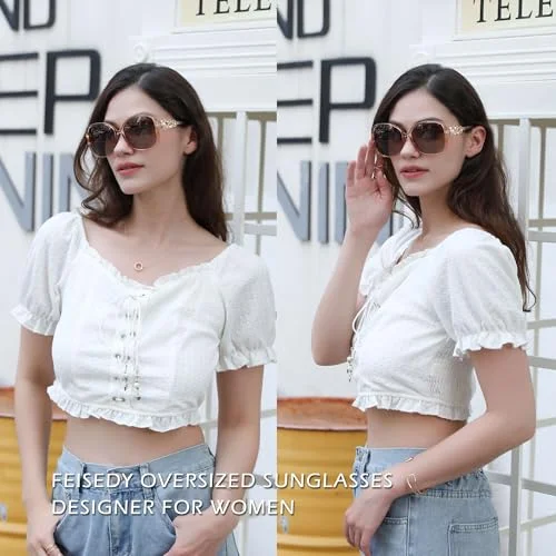 Eyeglass Sunglasses Full Pearl Glasses Gold Chain Holder Eyewear Rope Necklace 2