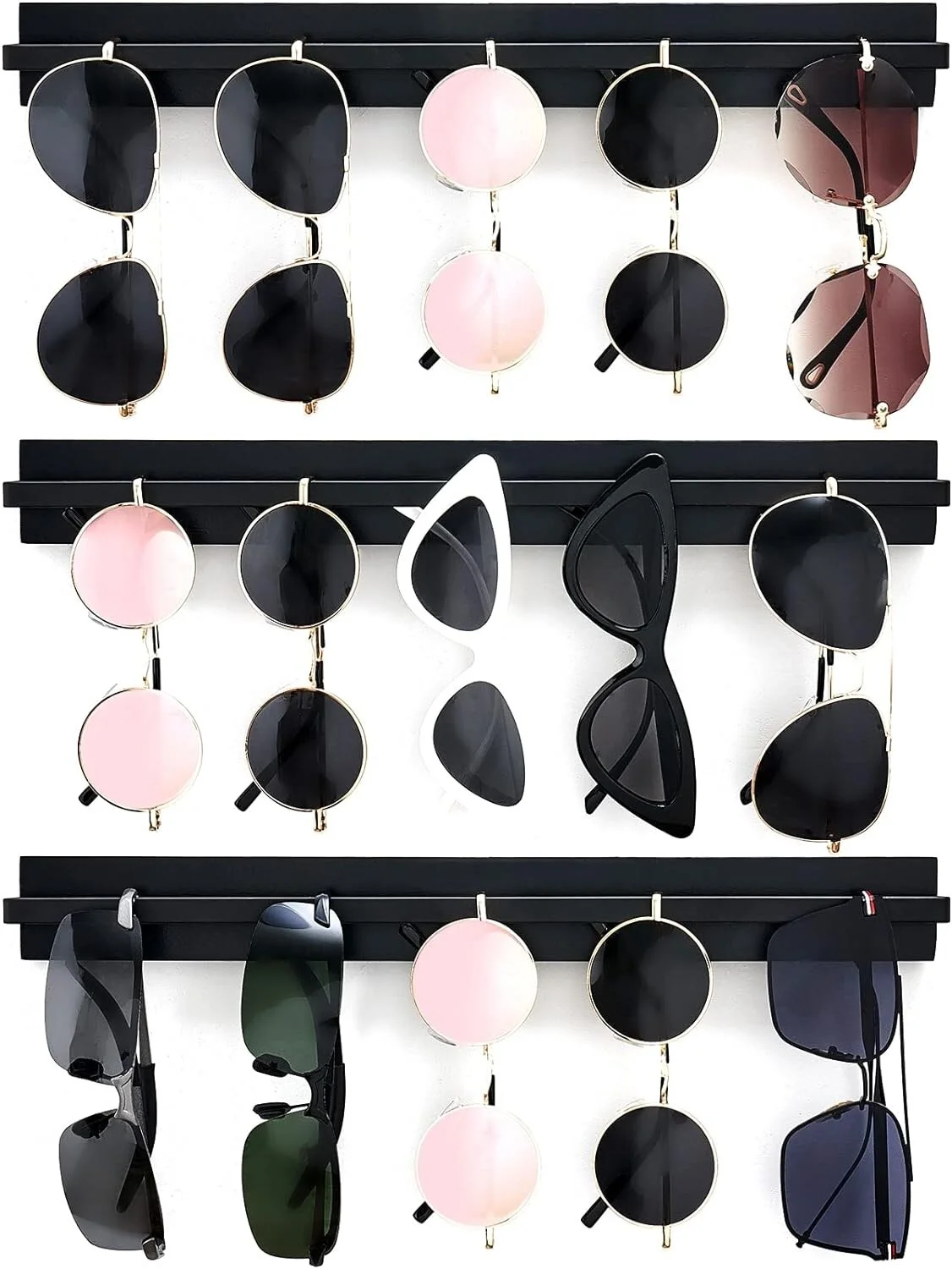 Eyeglass Sunglasses Storage Display Wall Mounted Organizer holder for Glasses 4