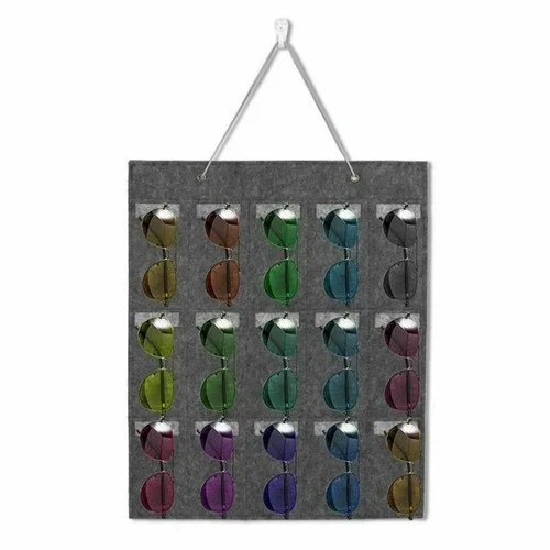 Eyeglass Sunglasses Storage Display Wall Stand Organizer holder for Glasses Gray 2