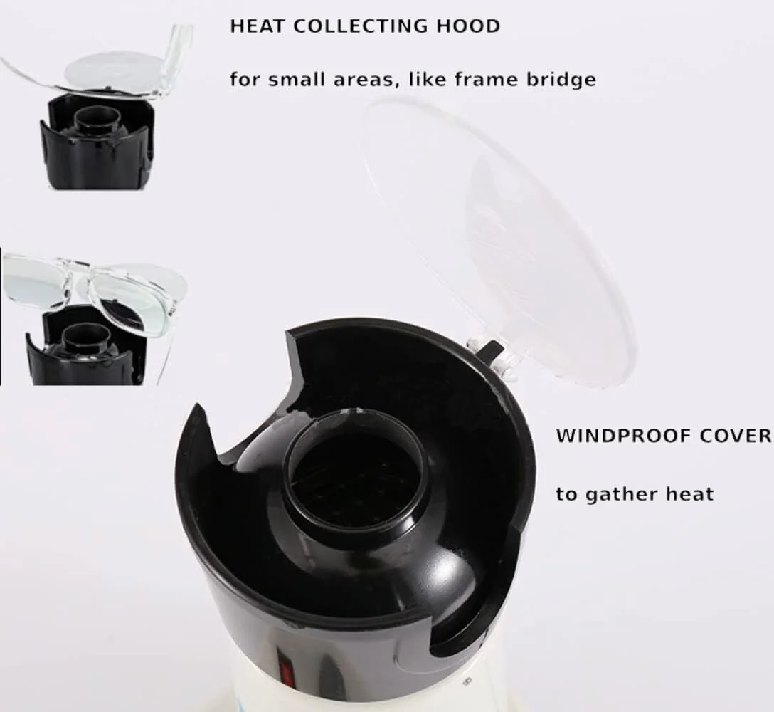 Eyeglasses Frame Warmer 110V Optical Hot Air Frame Adjuster, 60-130℃ Temperature 3
