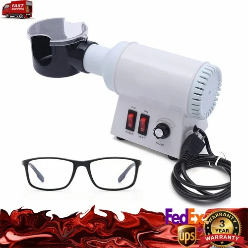 Eyeglasses Frame Warmer Hot Air Temperature Adjustable Optical Frame Heater US