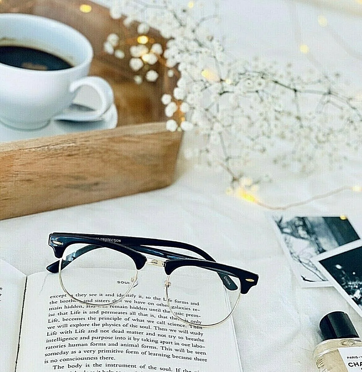 Eyeglasses Gafas CLUB Half Rim Women Wayf Clear Lens Shadz Metal Bottom SHADZ 2