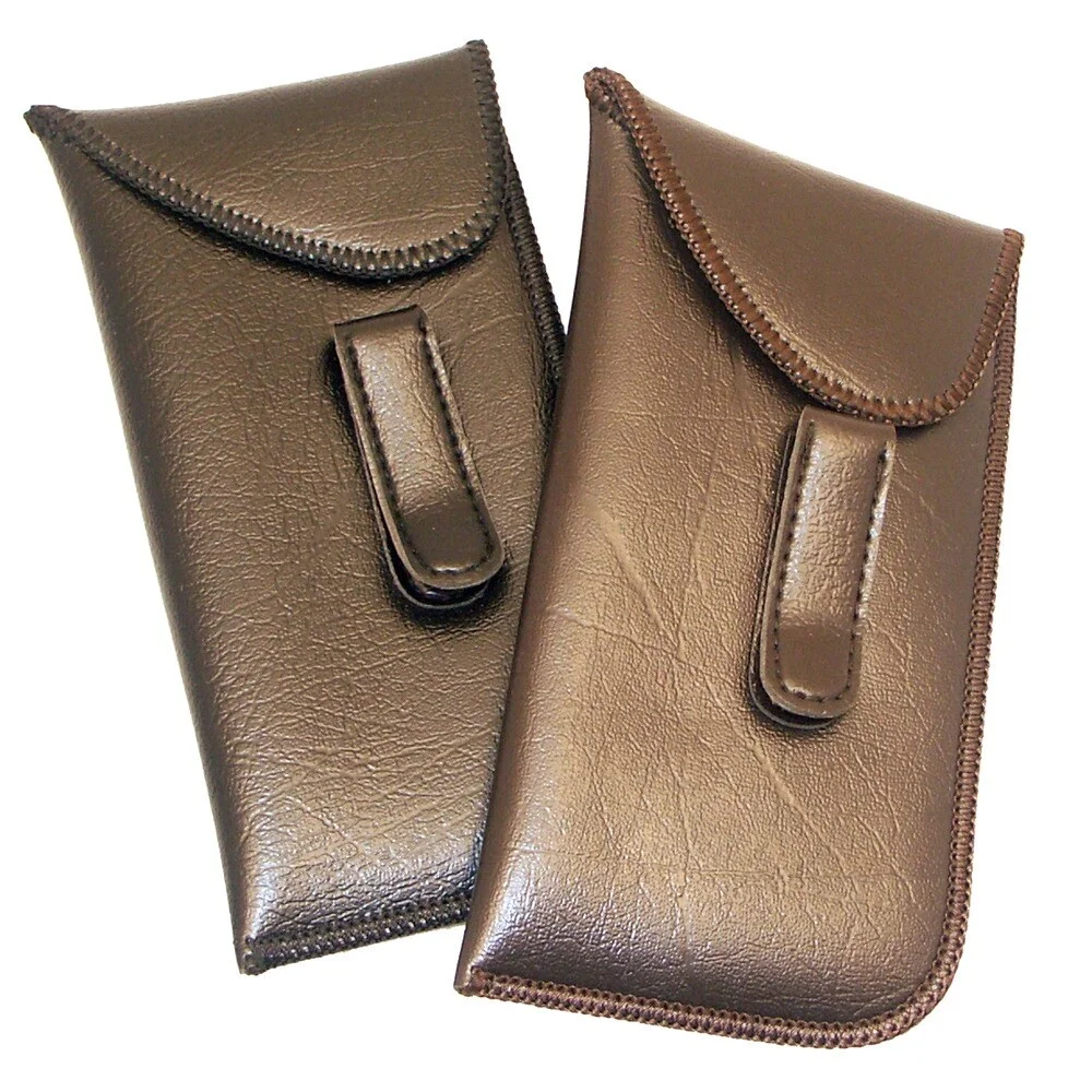 Eyeglasses Glasses Case Pocket Eyeglass Pouch Slip In Eyeglass Case With Clip 3