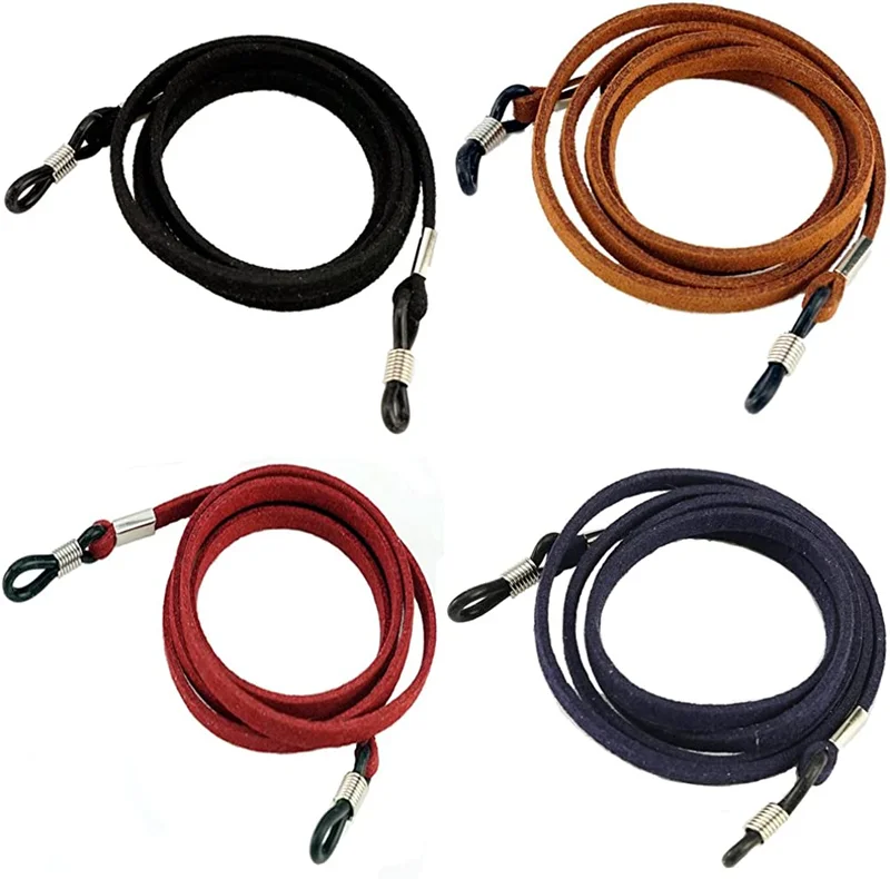 Eyeglasses Holder Strap Cord Leather Eyeglasses String Holder Necklace Glasses L 2