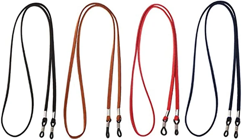 Eyeglasses Holder Strap Cord Leather Eyeglasses String Holder Necklace Glasses L 3
