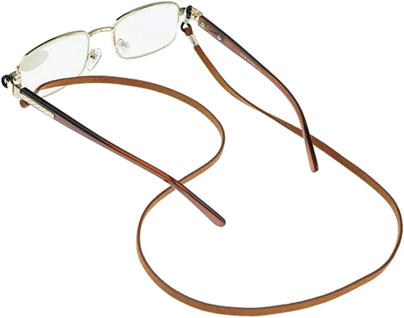 Eyeglasses Holder Strap Cord Leather Eyeglasses String Holder Necklace Glasses L 4