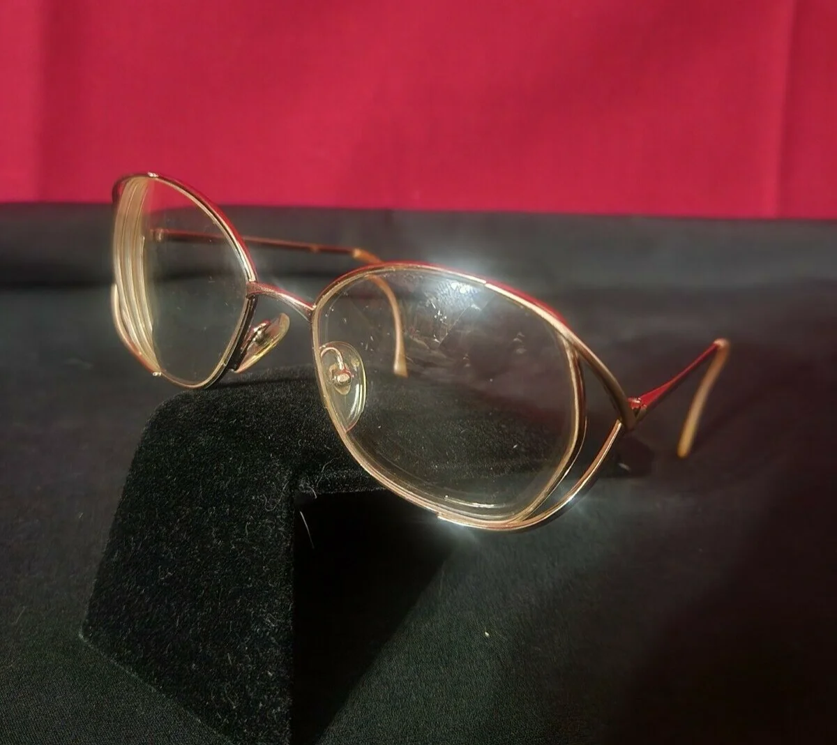 Eyeglasses Kristy Lamy gold color 125mm 020 54[]16 selling for frames