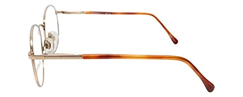 Eyeglasses for Men/Women made in Italy Round Palladium by Safilo 51-19-145 3