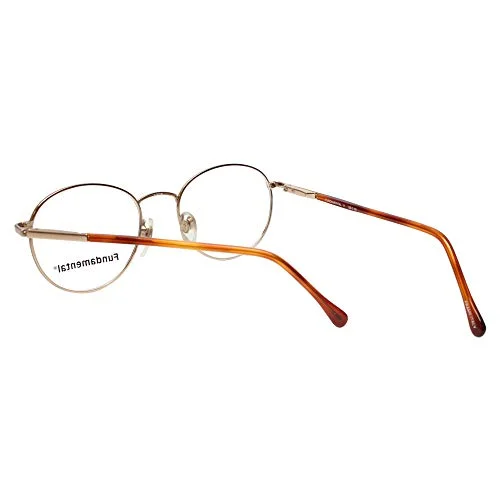Eyeglasses for Men/Women made in Italy Round Palladium by Safilo 51-19-145 4