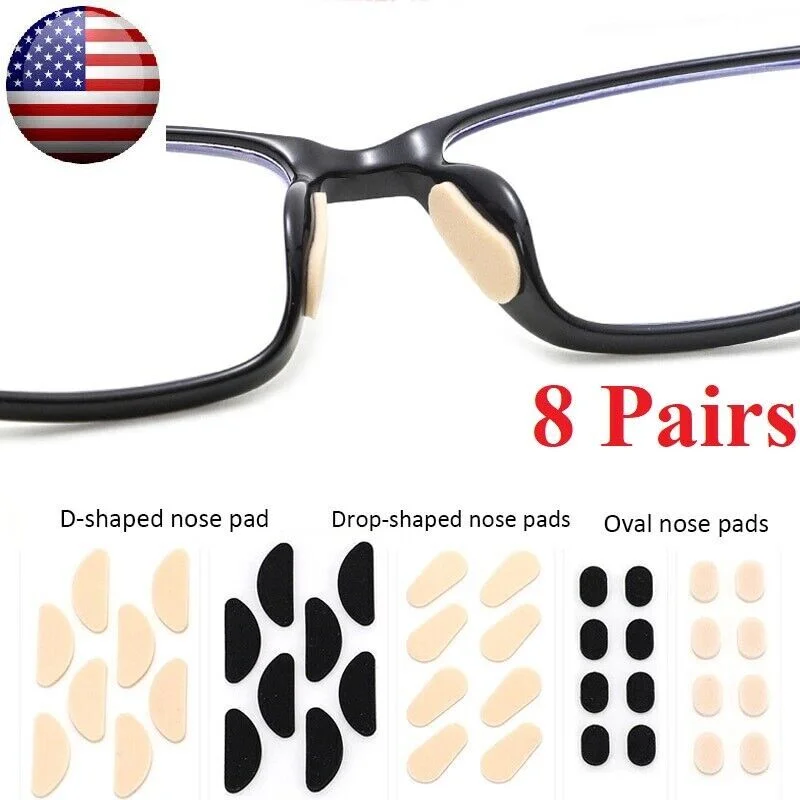 Eyeglasses Nose Pads Glasses Nose Pads Replacement Repair Tools Kit Clear