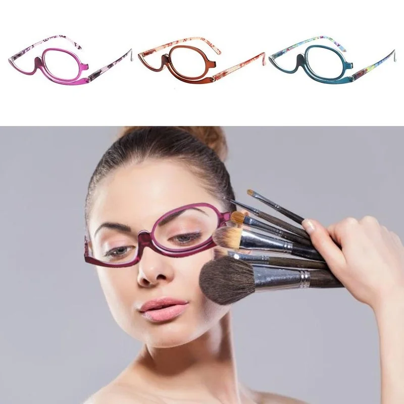 Eyeglasses Rotating Makeup Reading Glasses Cosmetic Glasses Magnifying Glasses