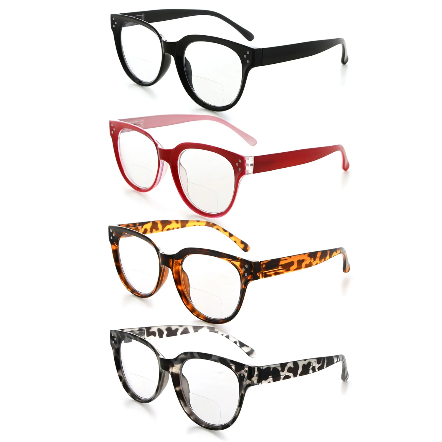 Eyekepper Bifocal Reading Glasses 1 Pack Fashion Readers Eyeglasses Women Men