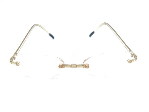 Eyephorics Translucent Brown Clear Rimless Eyeglasses Frames 140 Swiss Designer 2