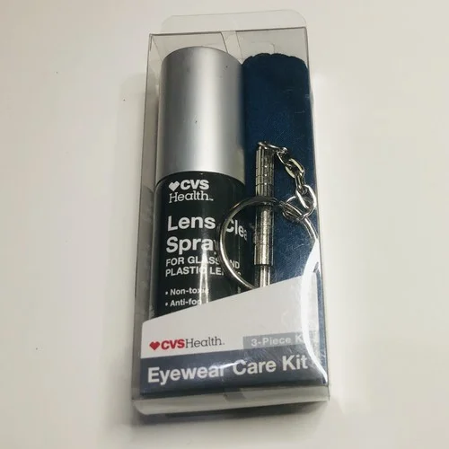 Eyewear Care Kit Lens Cleaner Spray, Cleaning Cloth, & 4-in-1 Repair Tool 2