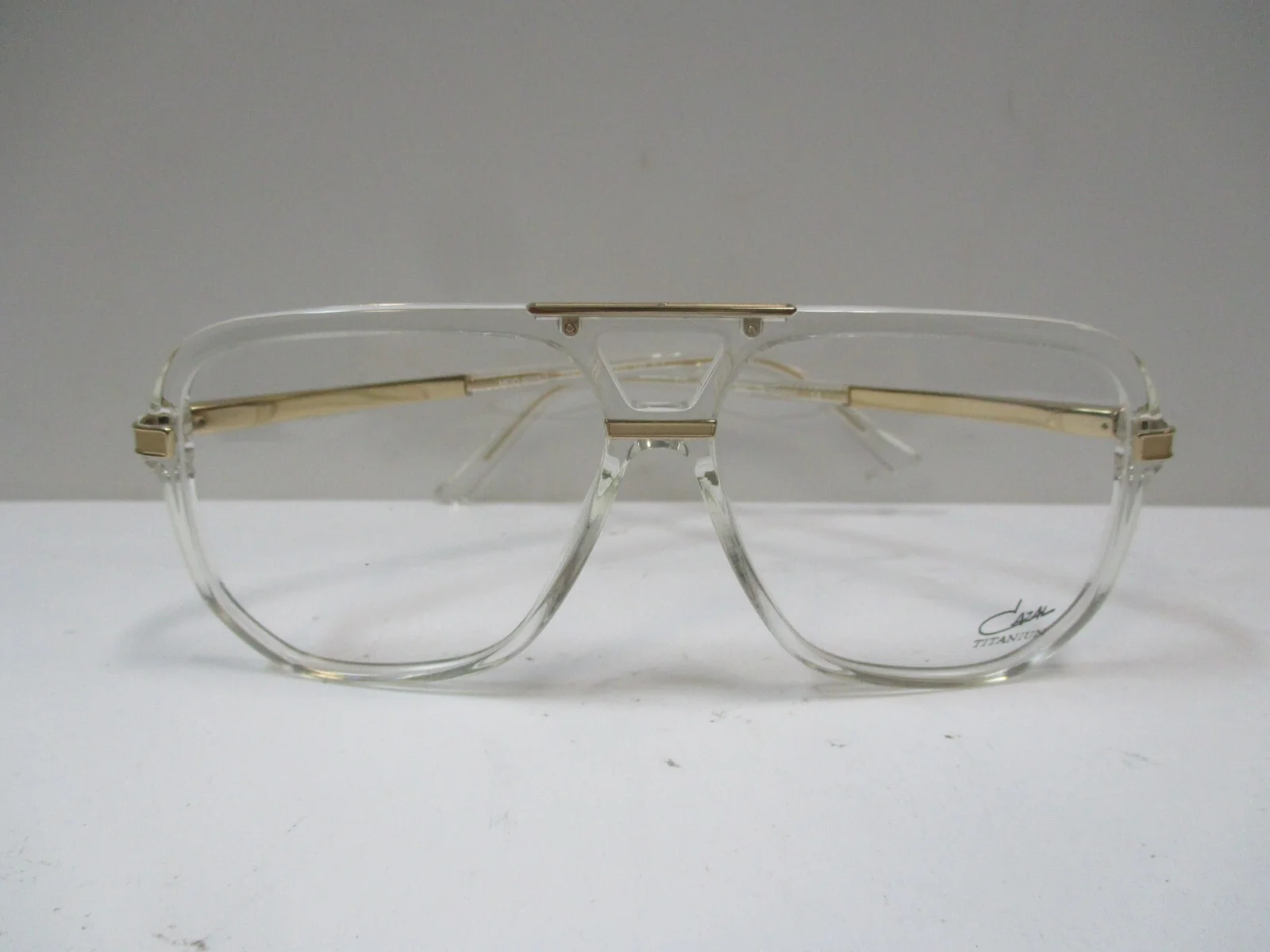 Eyewear Cazal 6025 003 Crystal Gold 58 12 145 100% Authentic Cazal Made in Germa 3
