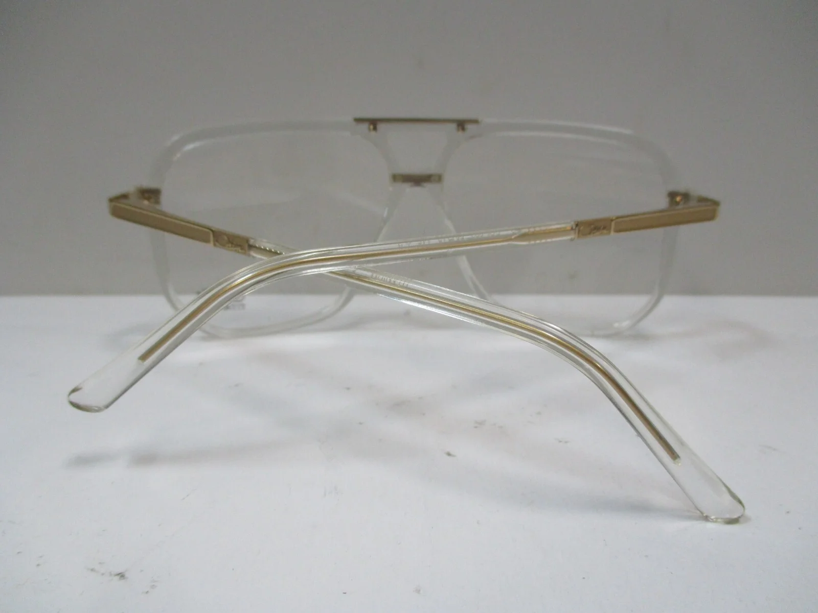 Eyewear Cazal 6025 003 Crystal Gold 58 12 145 100% Authentic Cazal Made in Germa 4