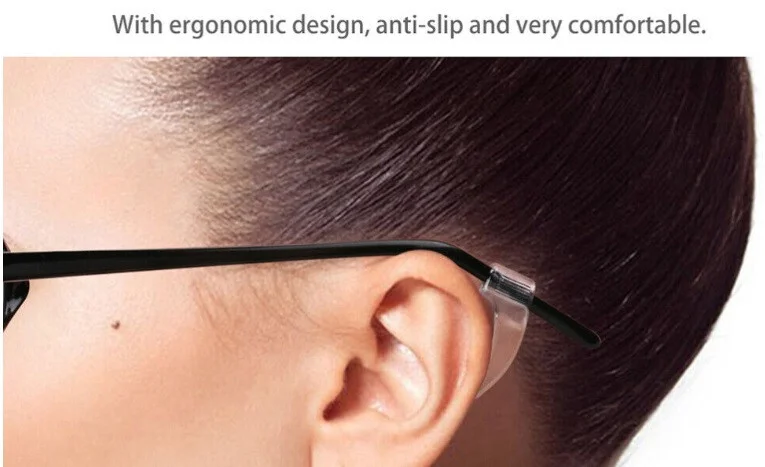 Eyewear Retainers Comfortable Silicone Eyeglass Strap Holder Sport Anti Slip Ear