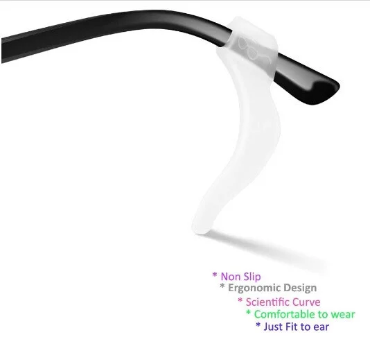 Eyewear Retainers Comfortable Silicone Eyeglass Strap Holder Sport Anti Slip Ear 3