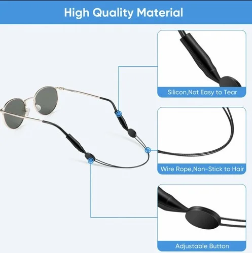 Eyewear Sunglass Retaining Cord, Eyeglass Retainer Cord, Glasses Retainer 3