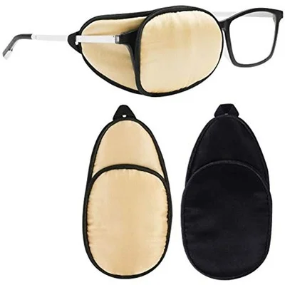 EZAKKA Eye Patches For Adults, Glasses Silk Lazy Amblyopia Strabismus And After