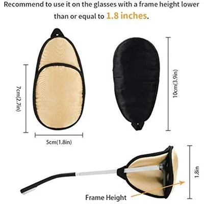 EZAKKA Eye Patches For Adults, Glasses Silk Lazy Amblyopia Strabismus And After 4