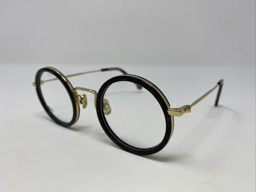 FABULOUS FANNY’S EYEGLASSES FRAME FF6014 C7 45-25-150 BLACK GOLD FULL RIM 8874 2
