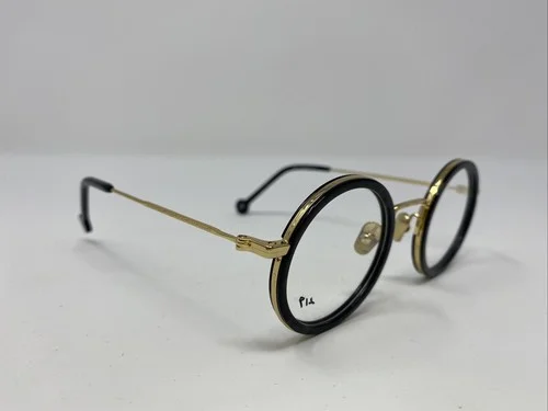 FABULOUS FANNY’S EYEGLASSES FRAME FF6014 C7 45-25-150 BLACK GOLD FULL RIM 8874 4
