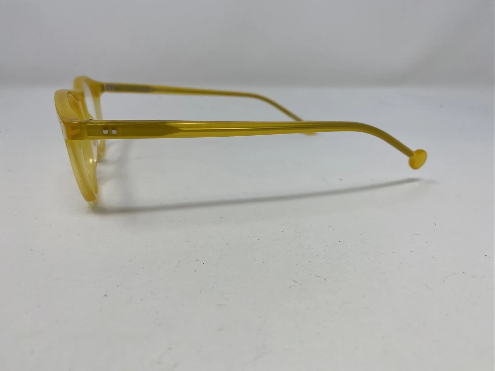 FABULOUS FANNY’S Eyeglasses Frames James 47 47-22-135 Yellow Full Rim DP48 3