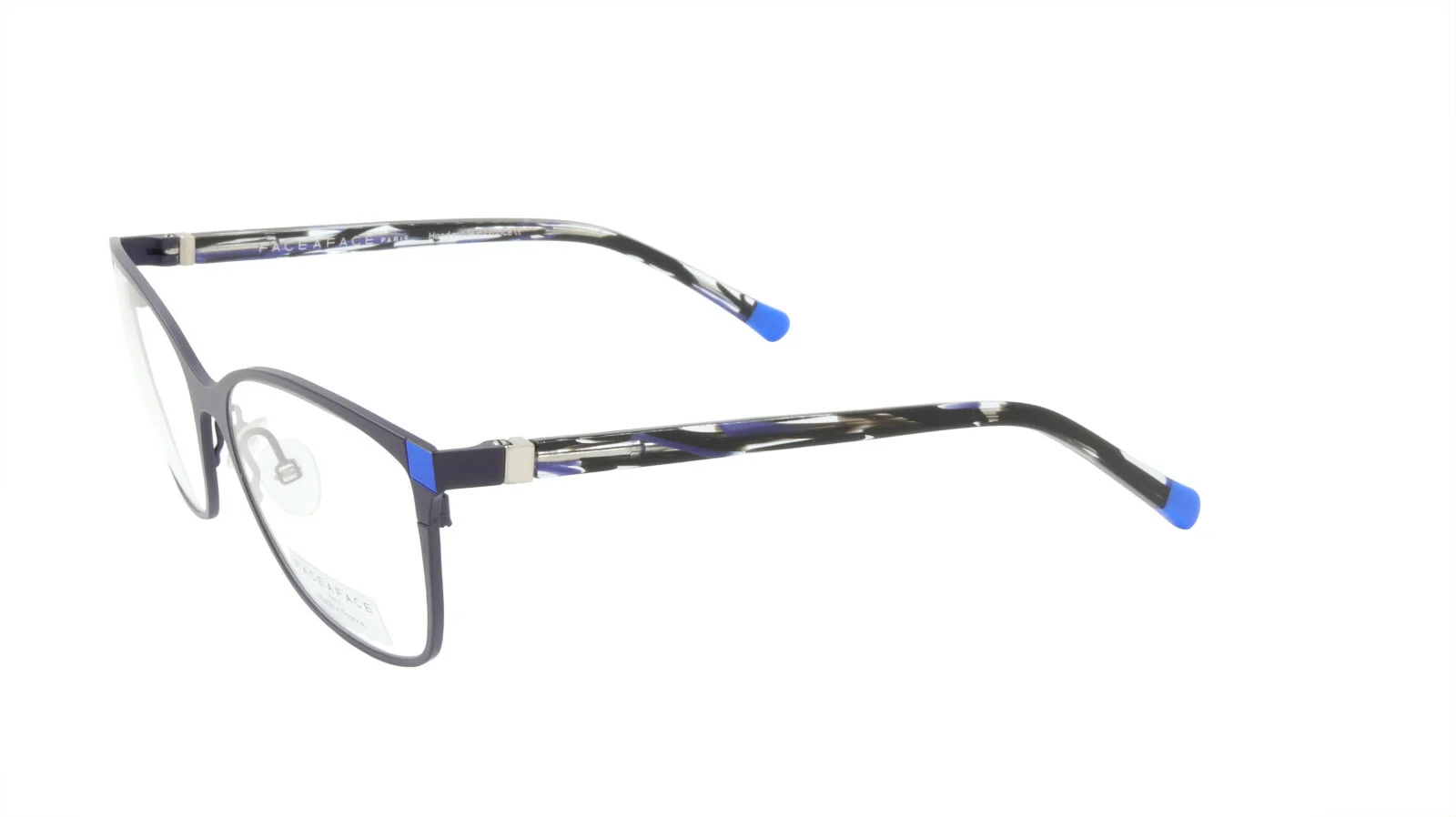 Face a Face Micca Womens Eyeglass Frames - Deep Violet Purple with Pink accents 2