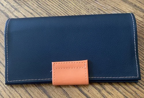 FACEaFACE Paris Black & Orange Eyeglasses/ Sunglasses Case with Magnetic Closure 2