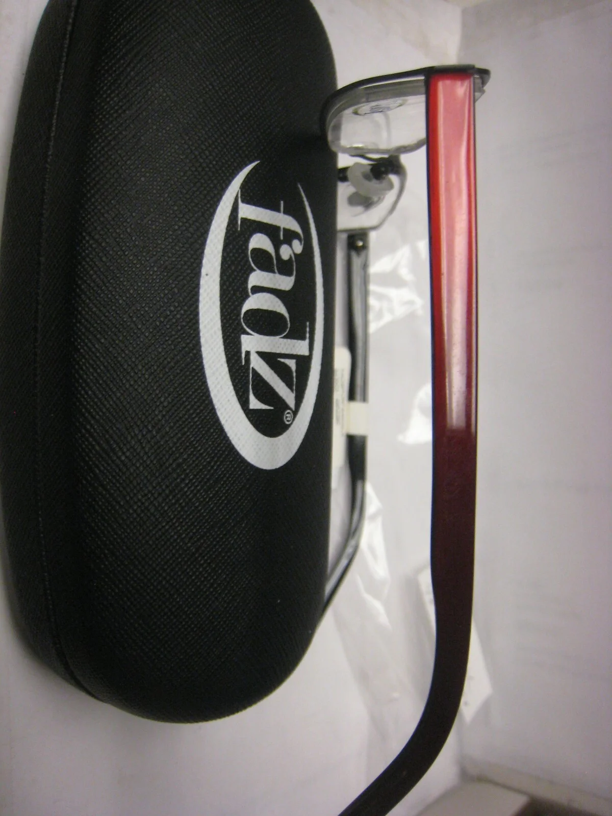 FADZ EYEGLASS FRAMES Style SPORTY in BLACK 46-17-130 With Generic Case 2