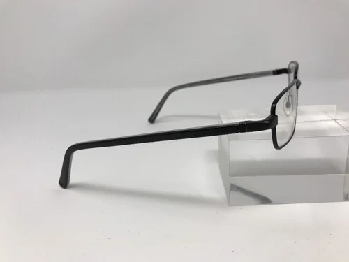 Fargo Eyeglasses 49-17-135 Silver Dollar Black Grey C935 2