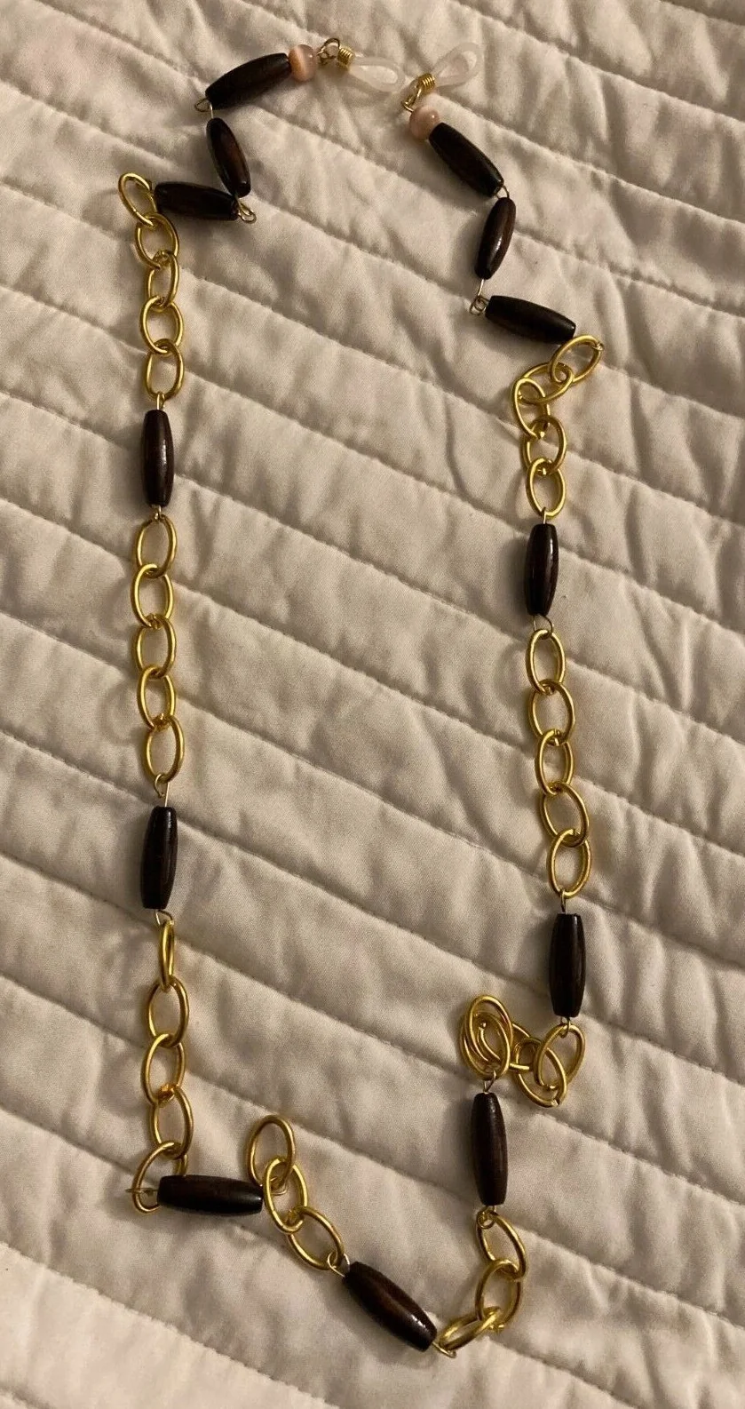 Fashion Gold Color Eyeglasses Chains Reading Glasses Sunglasses Strap Cord Holder Face Mask Necklace Chain