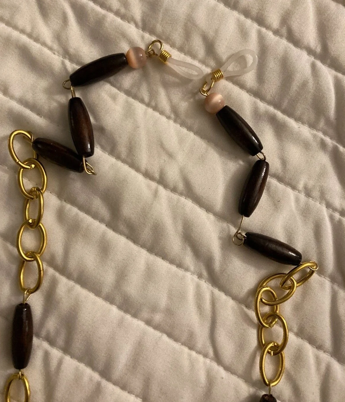 Fashion Gold Color Eyeglasses Chains Reading Glasses Sunglasses Strap Cord Holder Face Mask Necklace Chain 2