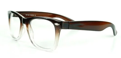 Fashion Gradient Thick Classic Frame Clear Lenses Men Women Eyeglasses Glasses 2