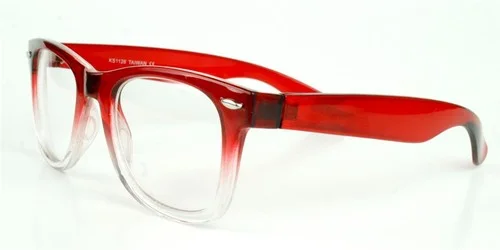 Fashion Gradient Thick Classic Frame Clear Lenses Men Women Eyeglasses Glasses 3