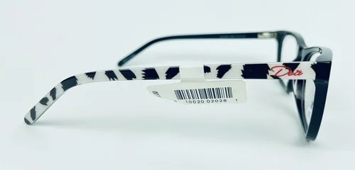 Fatheadz Dea Mimi DE-02028 Black Animal 57-18-145 Eyeglasses Frame MSRP $98