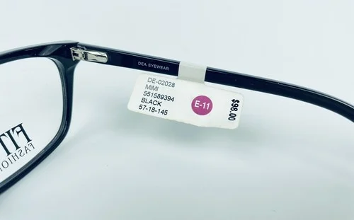 Fatheadz Dea Mimi DE-02028 Black Animal 57-18-145 Eyeglasses Frame MSRP $98 4