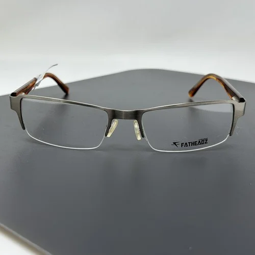 Fatheadz Eyeglasses Frames FH-00137 J.D XL Gunmetal Rectangular 60 [] 21 150