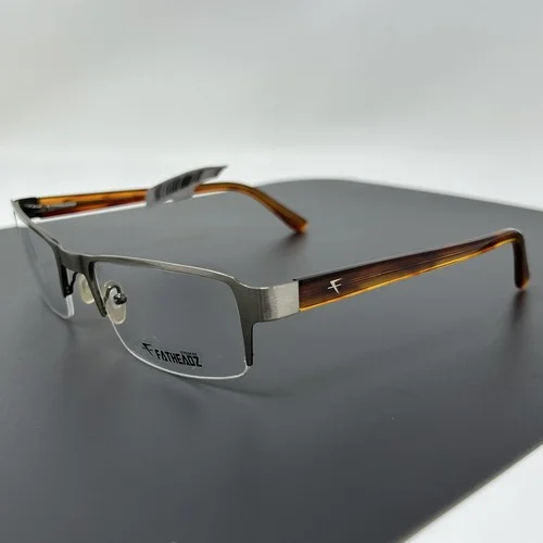 Fatheadz Eyeglasses Frames FH-00137 J.D XL Gunmetal Rectangular 60 [] 21 150 3