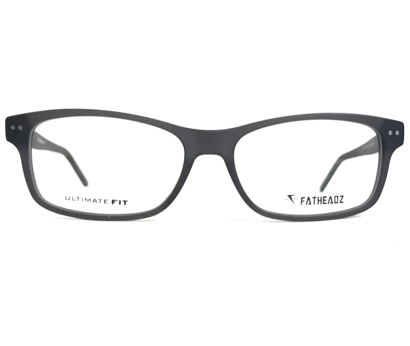 Fatheadz Eyeglasses Frames FH-00193 The Storm Black Gray Rectangular 60-18-150