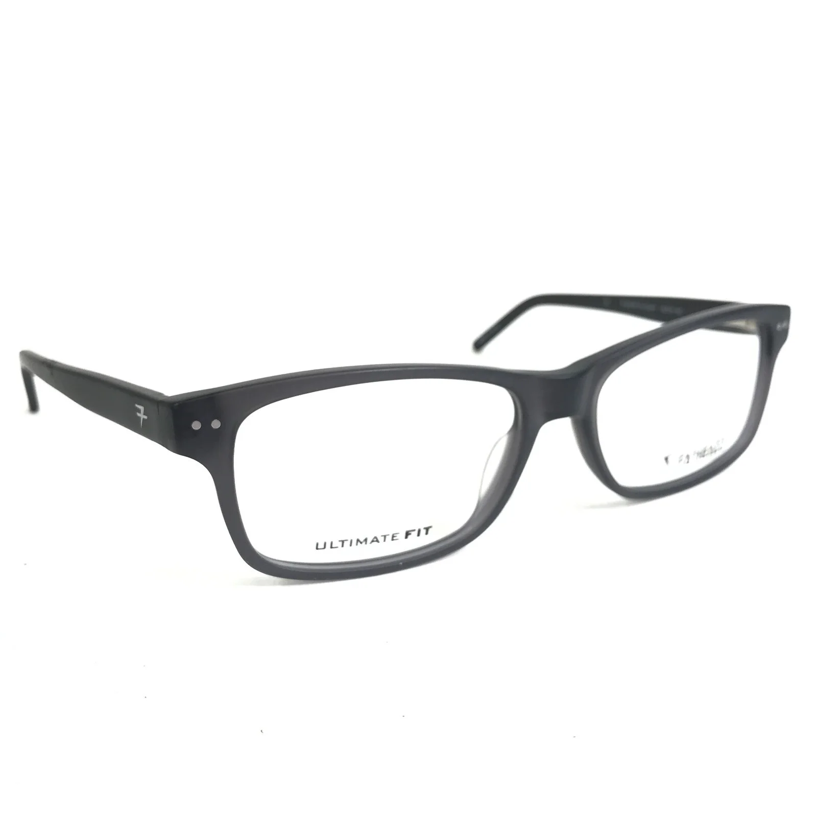 Fatheadz Eyeglasses Frames FH-00193 The Storm Black Gray Rectangular 60-18-150 2