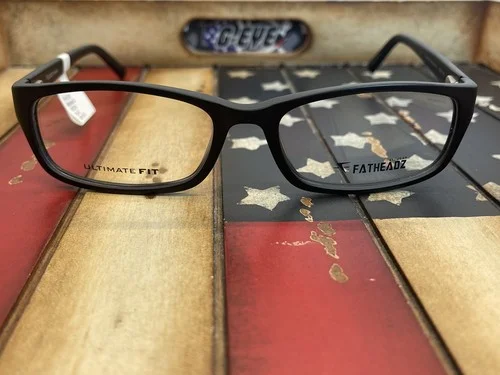 Fatheadz Eyeglasses Wallstreet XL FH00138 Matte Black Mens 58MM Option To Add RX 2