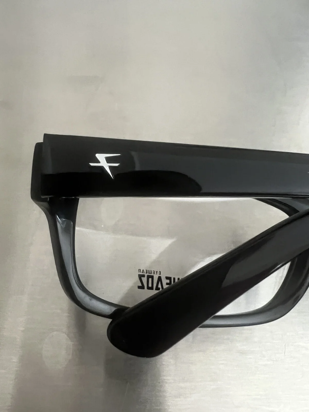 FATHEADZ EYEWEAR FH-0037 Mik XL eyeglasses Frame Black MEN Plastic 60mm New 3